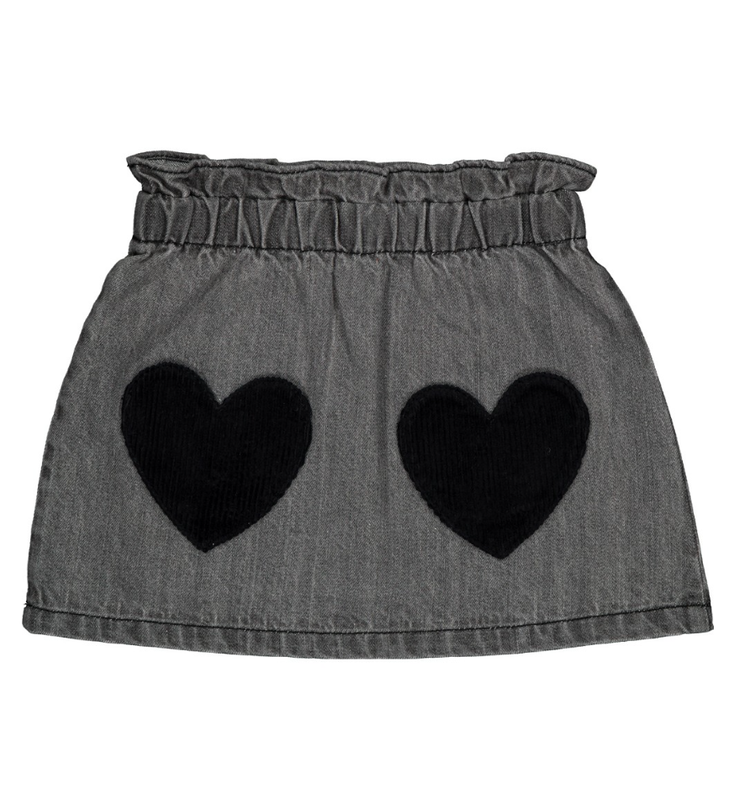 LOUIS LOUISE Washed Denim Skirt