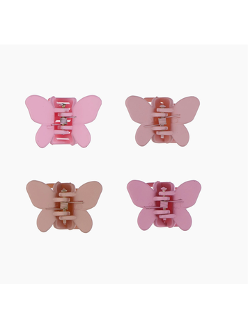 ROCKAHULA KIDS Little Butterfly Claw Clips - 4 Pack