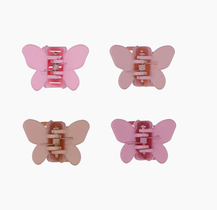 ROCKAHULA KIDS Little Butterfly Claw Clips - 4 Pack