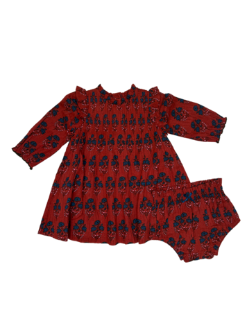 PINK CHICKEN Baby Jaipur Dress Set