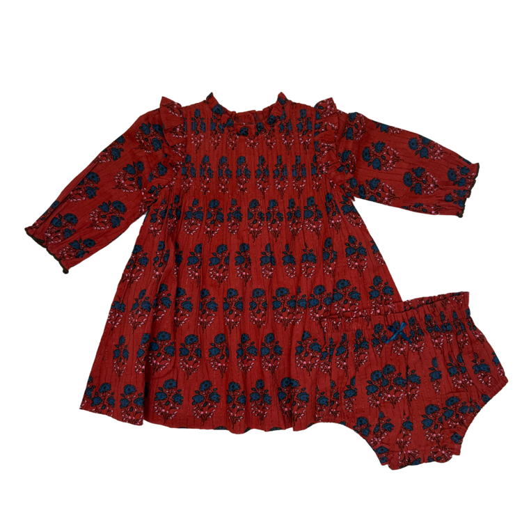 PINK CHICKEN Baby Jaipur Dress Set