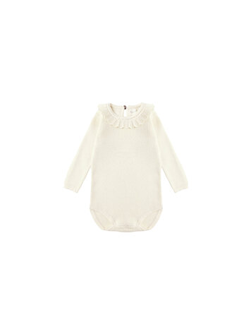 RYLEE AND CRU Ruffle Collar Bodysuit