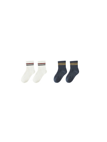 RYLEE AND CRU Stripe Socks 2-Pack