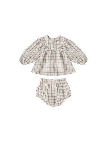 QUINCY MAE Mia Top + Bloomer Baby Set