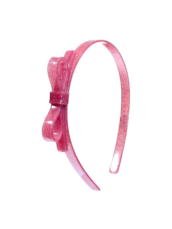 Thin Bow Vintage Pink Headband