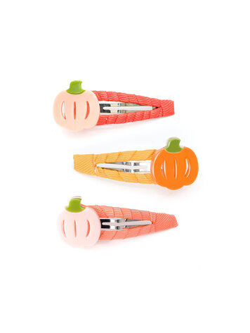 Pumpkin Trio Snap Clips