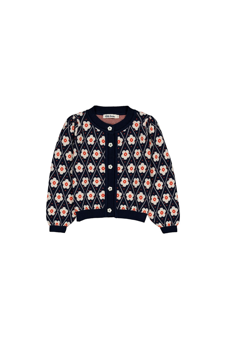 HELLO SIMONE Lison Flower Cardigan