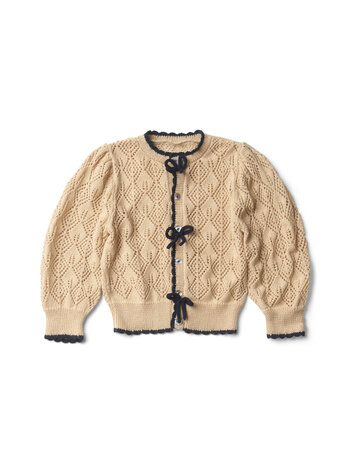 LALI KIDS Moss Bow Cardigan