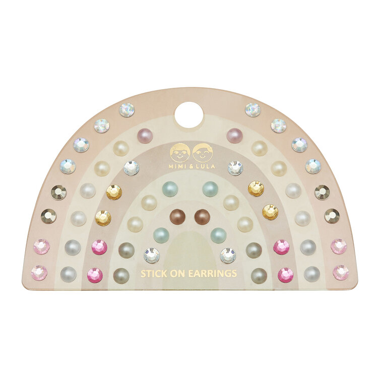 Mimi & Lula Pink Gem Earrings