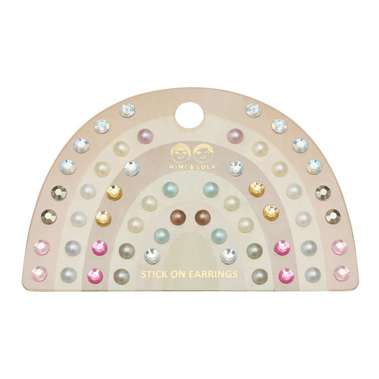 Mimi & Lula Pink Gem Earrings