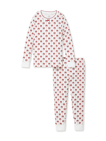 PETITE PLUME Blissful Bows Snug Fit Pajamas