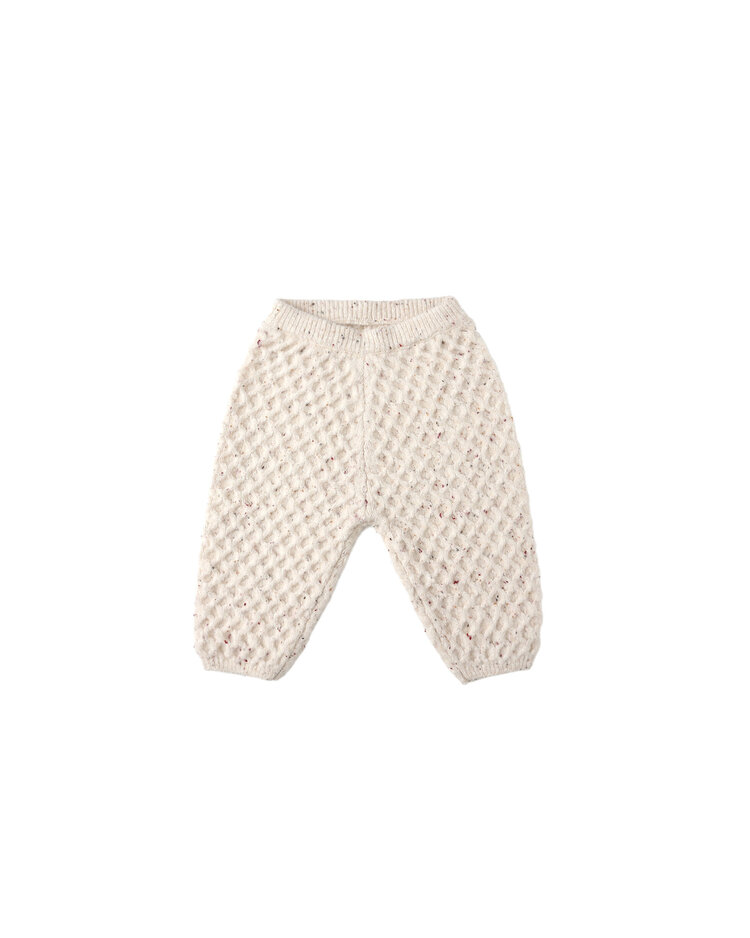 RYLEE AND CRU Speckled Knit Boy Pant