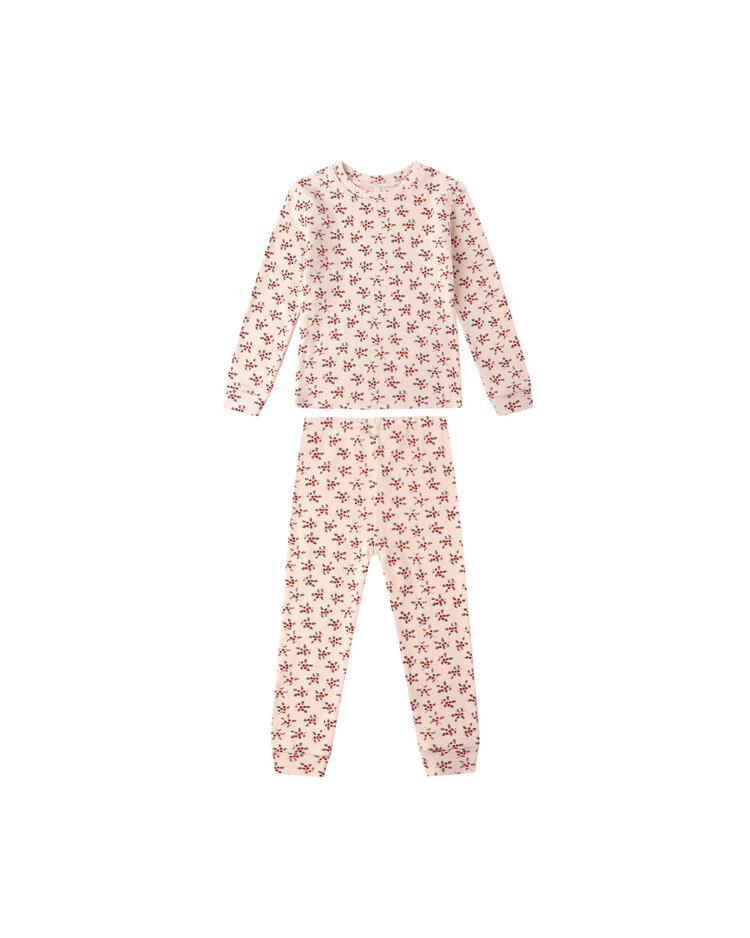 RYLEE AND CRU Holly Berry Baby Pajama Set
