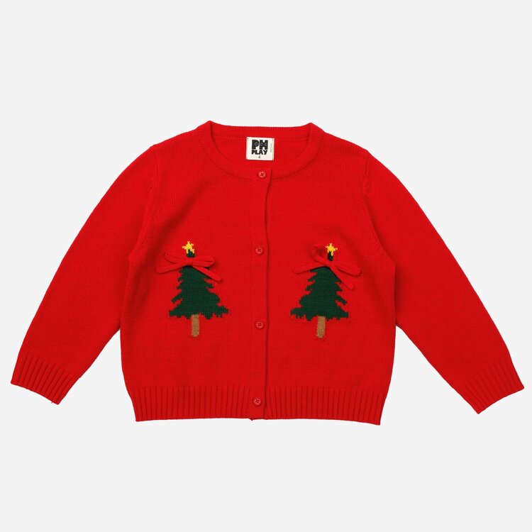 PETITE HAILEY Tree Knit Cardigan