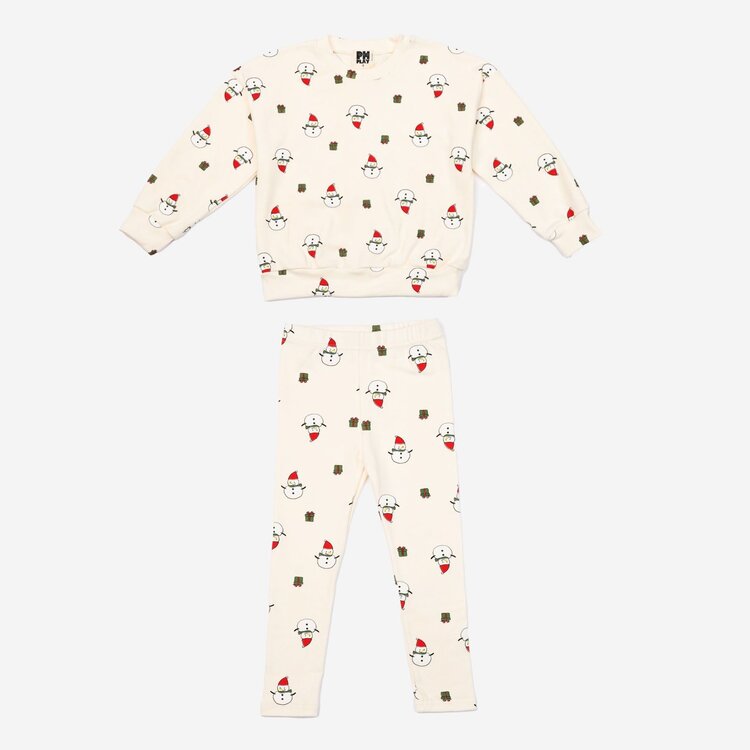 PETITE HAILEY Snowman Sweatshirts Set