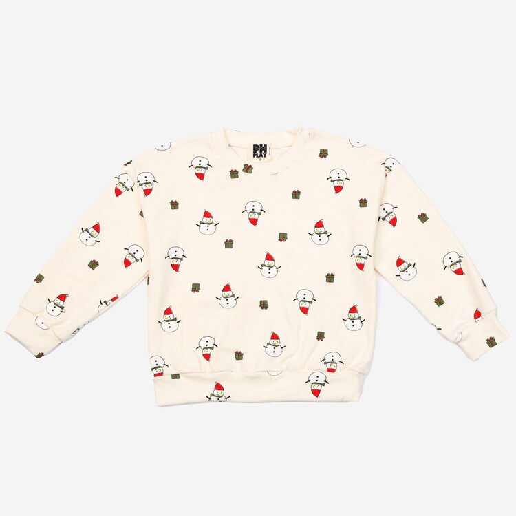 PETITE HAILEY Snowman Sweatshirts Set