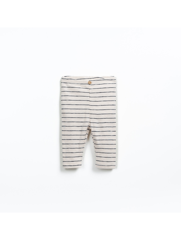 PLAY UP Striped Rib Flame Leggings