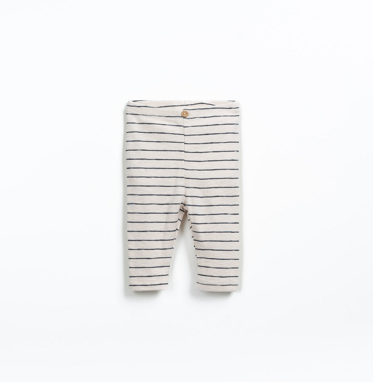 PLAY UP Striped Rib Flame Leggings