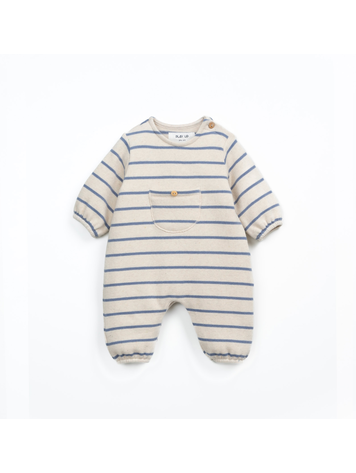 PLAY UP Striped Flame Jumpsuit