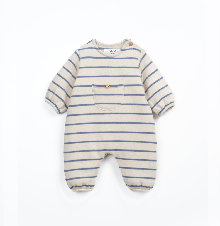 PLAY UP Striped Flame Jumpsuit