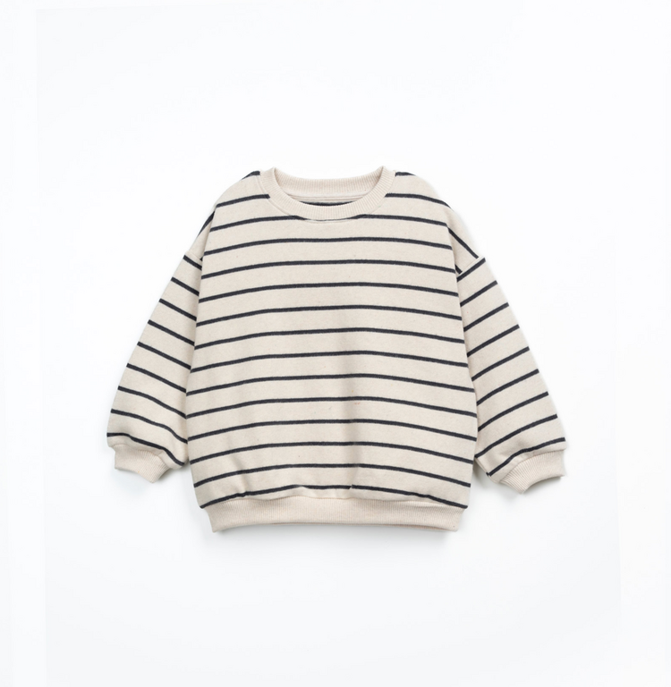 PLAY UP Striped Jersey Sweater