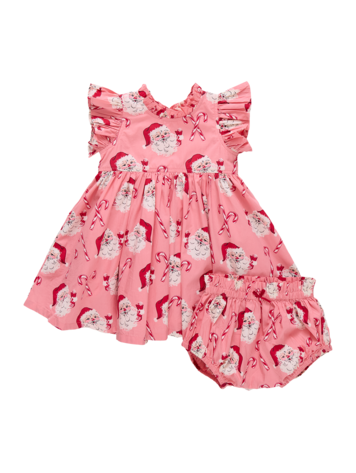 PINK CHICKEN Jennifer Santa Baby Dress Set