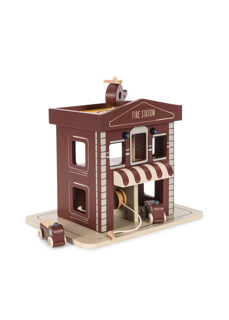 KONGES SLOJD Wooden Fire Station