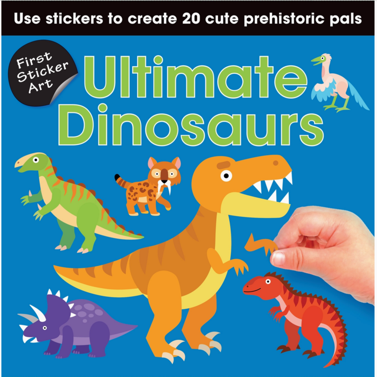 SOURCEBOOKS First Sticker Art: Ultimate Dinosaurs