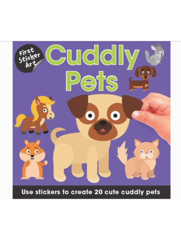 SOURCEBOOKS First Sticker Art: Cuddly Pets