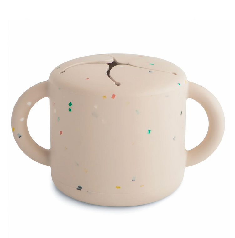 MUSHIE Snack Cup - Vanilla Confetti