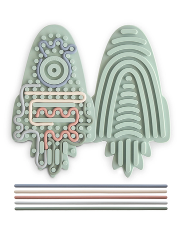 MUSHIE Silicone Sensory Toy - Rocket