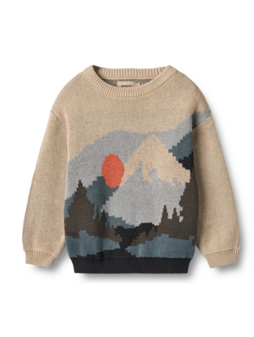 WHEAT William Jacquard Pullover