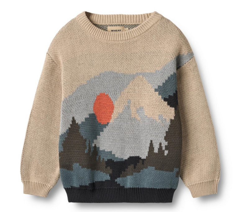 WHEAT William Jacquard Pullover