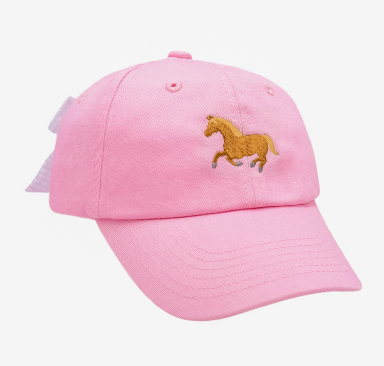 BITS & BOWS Pony Bow Baseball Hat - 2-7