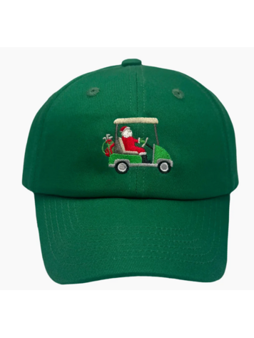 BITS & BOWS Santa Golf Baseball Hat - (2-7)