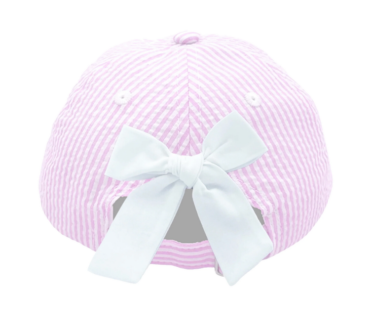 BITS & BOWS Big Sis Bow Baseball Hat (2-7)