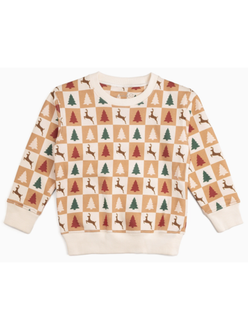 SWEET WINK Cabin Christmas Baby Sweatshirt