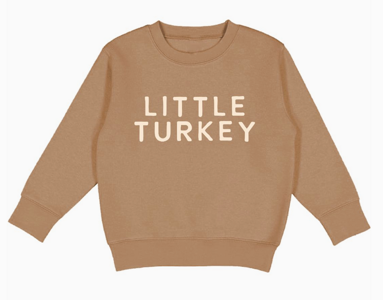 SWEET WINK Little Turkey Thanksgiving Sweatshirt