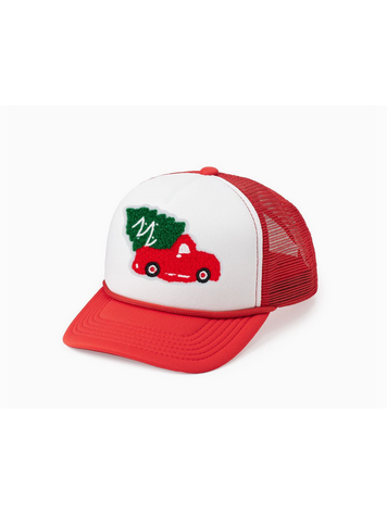 SWEET WINK Christmas Truck Patch Trucker Hat
