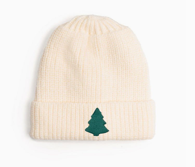 SWEET WINK Tree Patch Christmas Beanie