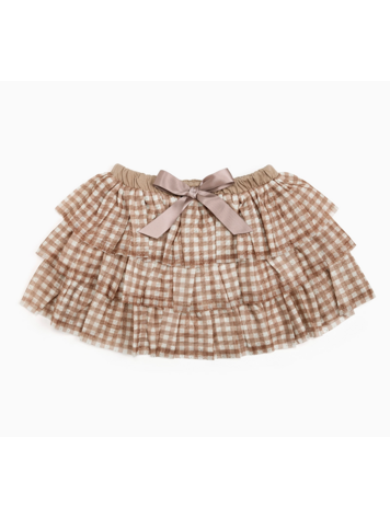 SWEET WINK Gingham Printed Baby Tutu