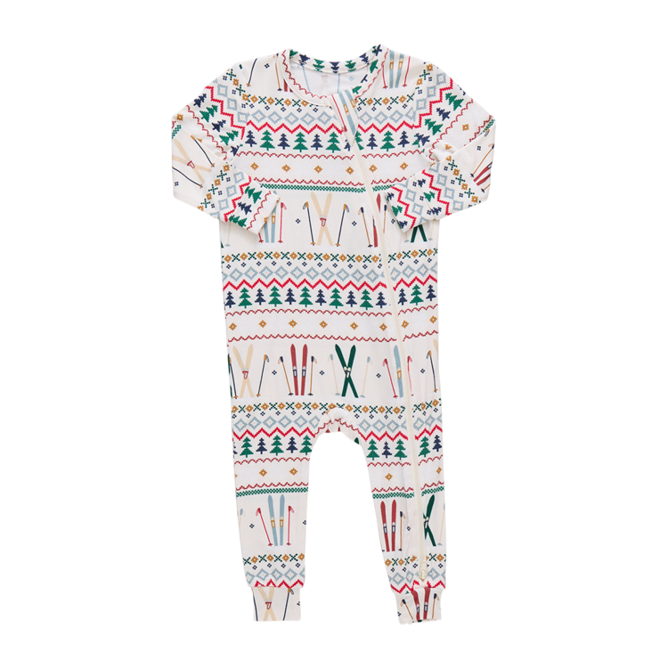 PINK CHICKEN Ski Bamboo Romper