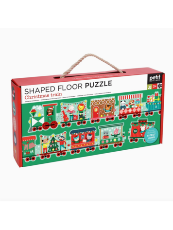 Christmas Train Shaped Floor Puzzle