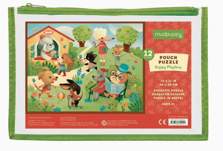 Puppy Playtime Pouch Puzzle