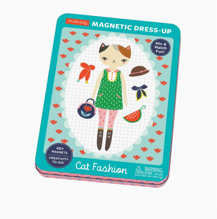 Cat Fashion Magnetic Figures