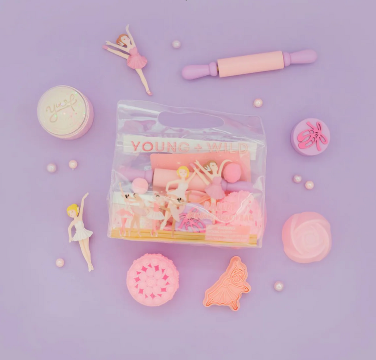 YOUNG + WILD AND FRIEDMAN Sensory Dough Bag - Ballerina