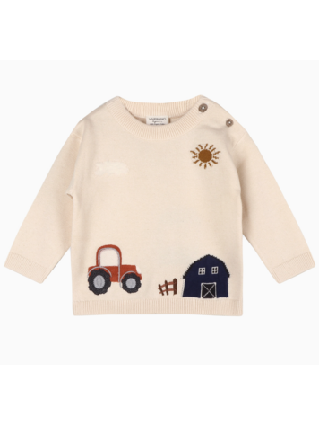 VIVERANO ORGANICS Farm Tractor Sweater