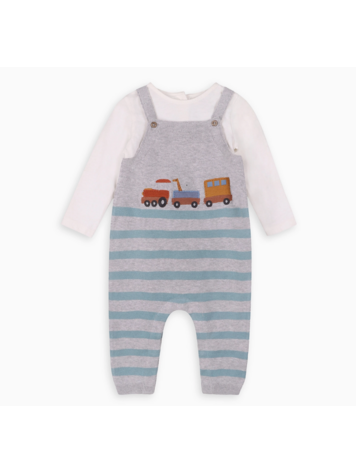 VIVERANO ORGANICS Train Overall + Bodysuit Set