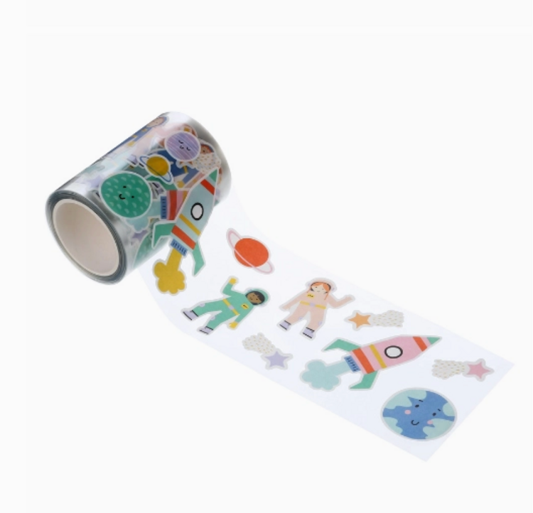 MAGIC PLAYBOOK Outer Space Washi Stickers