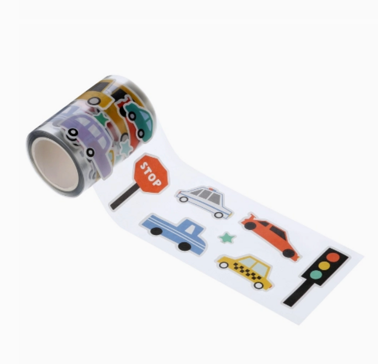MAGIC PLAYBOOK Transportation Washi Stickers